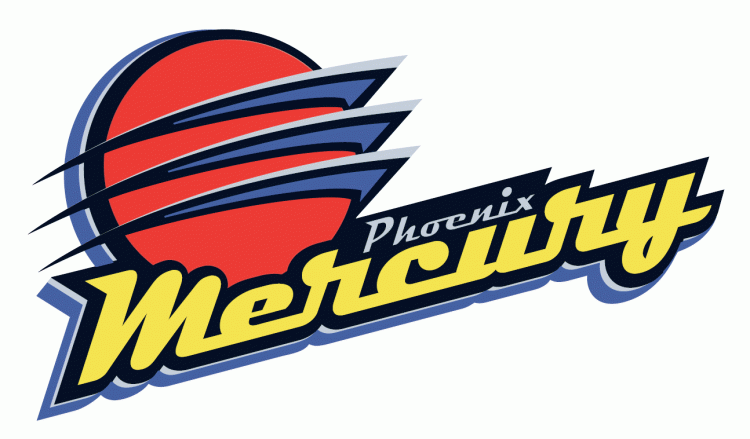 Phoenix Mercury 1997-2010 Primary Logo iron on transfers for clothing